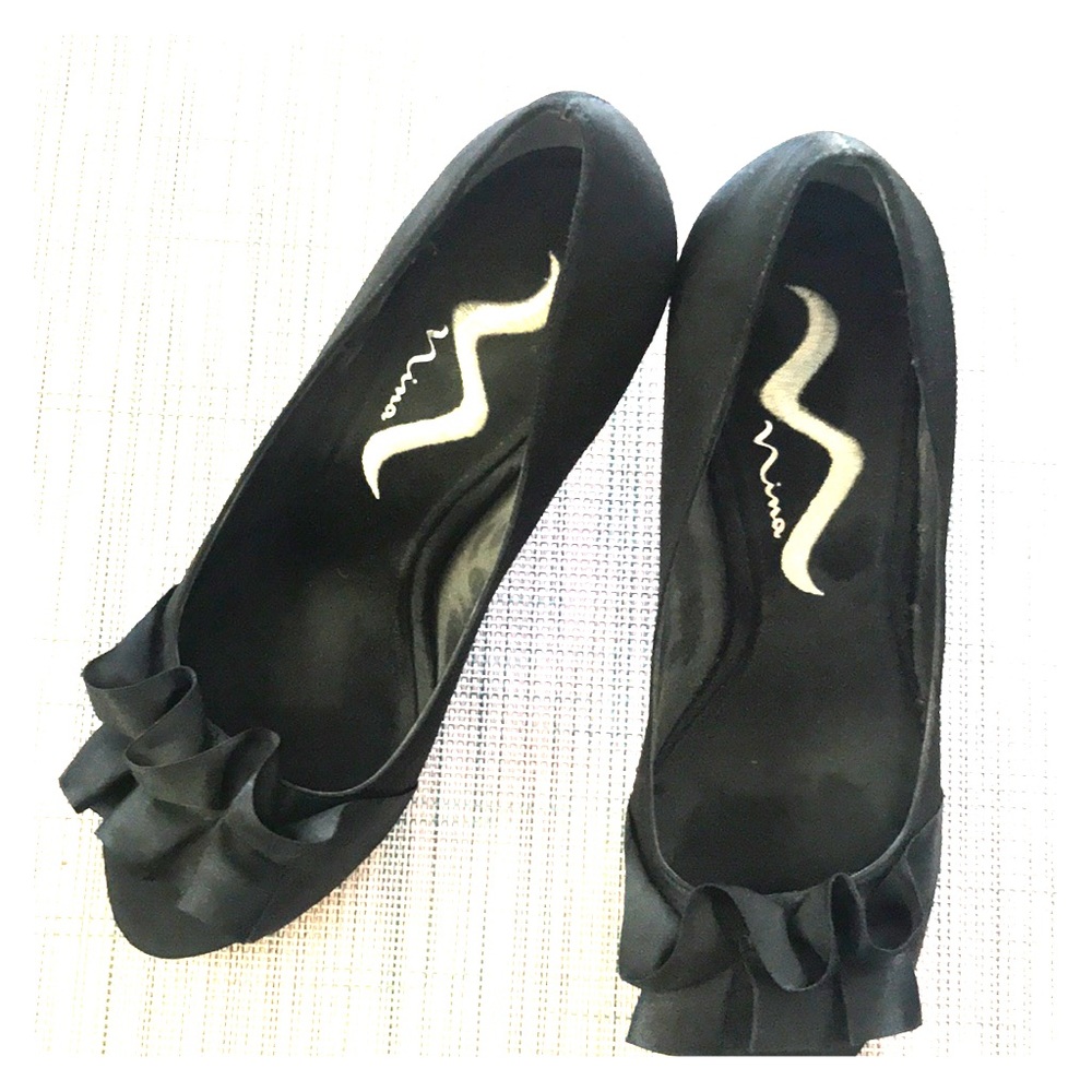 Nina Peep Toe Evening Shoes